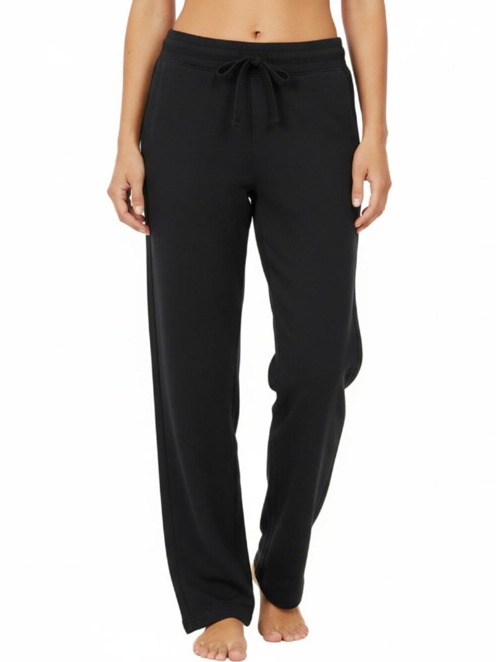 American Giant Women’s Classic Straight Leg Sweatpants Black L Heavyweight